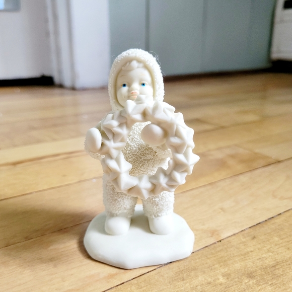 Vintage Department 56 Winter Tales "I Made This Just for You" Snowbaby - Picture 2 of 12